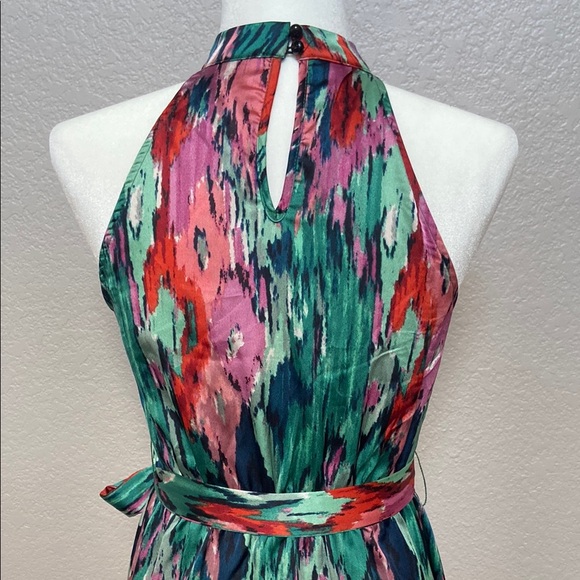 Multicolor Halter Neck Dress. Size 6, New! - Picture 2 of 14